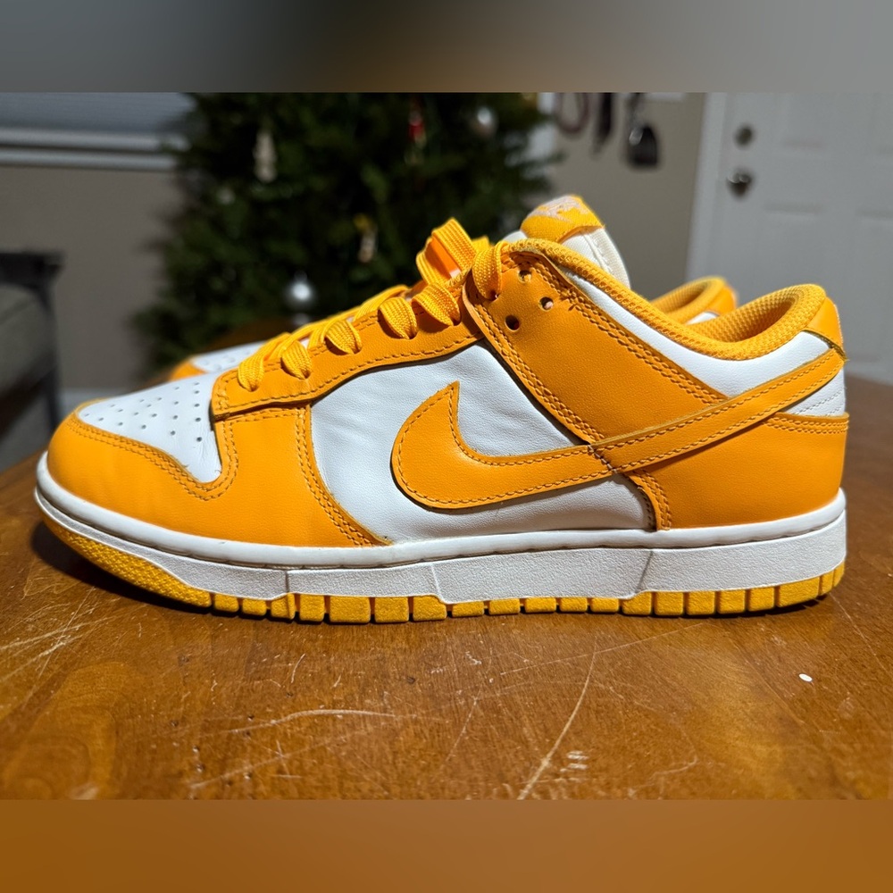Women’s Nike Dunk Low Laser Orange Sneakers - Picture 7 of 10